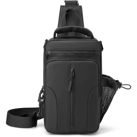 Anti theft crossbody sling backpack shoulder bag one strap travel daypack for me - Picture 7 of 7